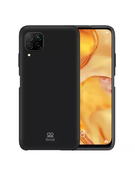 Huawei P40 Lite Coque Liquid Silicone Soft Touch - Noir | Ibroz