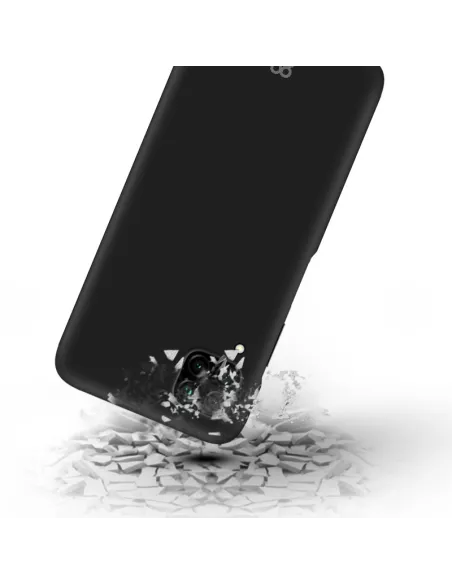 Huawei P40 Lite Coque Liquid Silicone Soft Touch - Noir | Ibroz