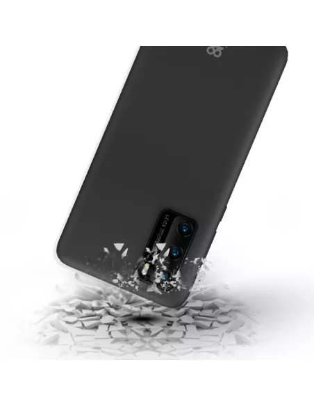 Huawei P40 Pro Coque Liquid Silicone Soft Touch - Noir | Ibroz