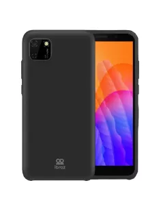Huawei Y5P (2020) Coque Liquid Silicone Soft Touch - Noir | Ibroz
