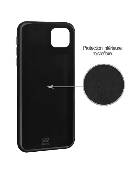 Huawei Y5P (2020) Liquid Silicone Soft Touch Case - Black | Ibroz