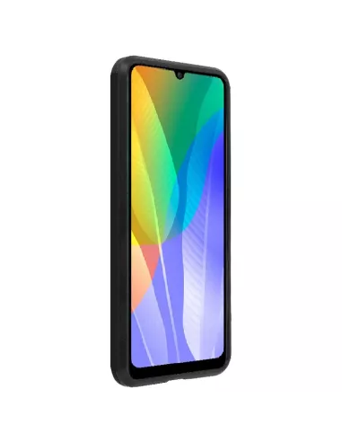 Huawei Y6P (2020) Coque Liquid Silicone Soft Touch - Noir | Ibroz