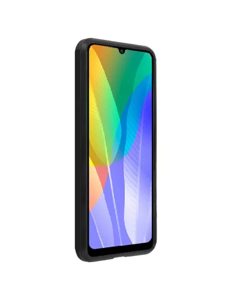 Huawei Y6P (2020) Liquid Silicone Soft Touch Case - Black | Ibroz