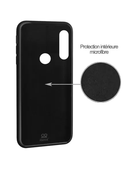 Huawei Y6P (2020) Coque Liquid Silicone Soft Touch - Noir | Ibroz