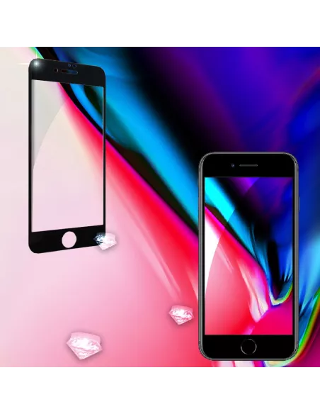 iPhone 7 Plus et 8 Plus - Protection écran intégrale iGuard Diamond...