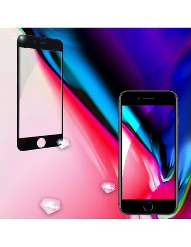 iPhone 7, 8, SE (2020) - Protection écran intégrale iGuard Diamond-...
