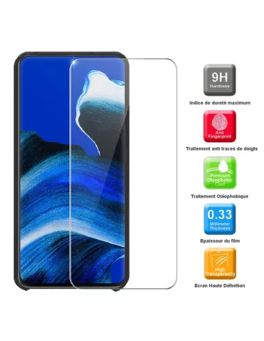 Oppo Reno 2Z Liquid Silicone Case + 9H Tempered Glass - Black | Ibroz
