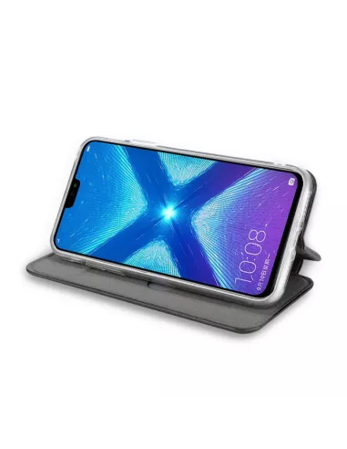 Honor 8X Etui cuir folio CLAM | Ibroz