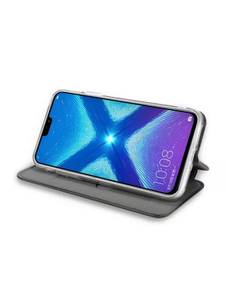 Honor 8X Etui cuir folio CLAM | Ibroz