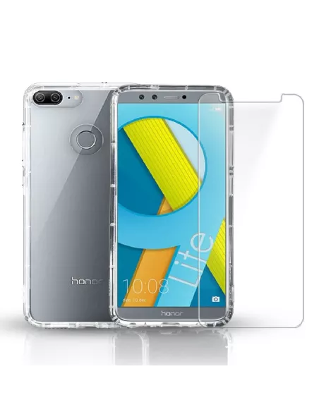 Honor 9 Lite Pack Coque antichocs Transparente + Protection écran 9...