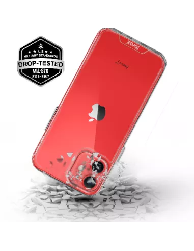 iPhone 12 Coque Space Antichoc Transparente + Verre Trempé 9H | Ibroz