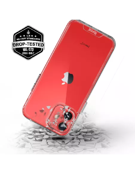 iPhone 12 Coque Space Antichoc Transparente + Verre Trempé 9H | Ibroz