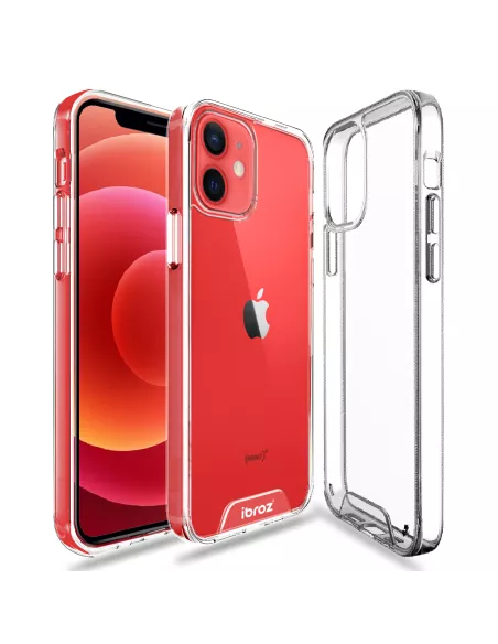 iPhone 12 Coque Space Antichoc Transparente + Verre Trempé 9H | Ibroz
