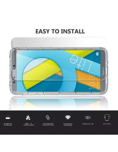 Honor 9 Lite Pack Coque antichocs Transparente + Protection écran 9...
