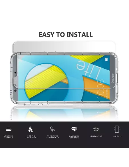 Honor 9 Lite Pack Coque antichocs Transparente + Protection écran 9...