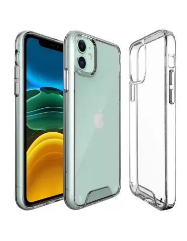 iPhone 11 Coque Space Antichoc Transparente + Verre Trempé 9H | Ibroz