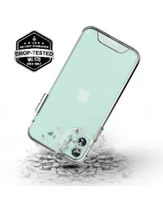 iPhone 11 Cover Space Antichoc Transparente + Verre Trempé 9H | Ibroz 2