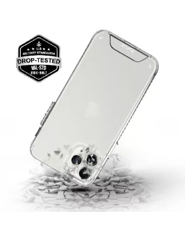 iPhone 11 Pro Max Coque Space Antichoc Transparente + Verre Trempé ...