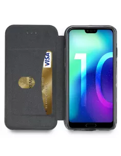 Honor 10/10 Phantom Etui folio cuir CLAM | Ibroz 2