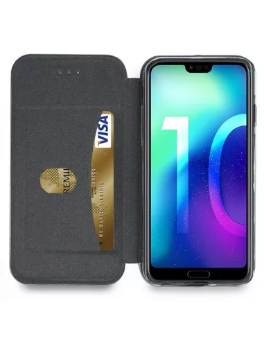 Honor 10/10 Phantom Etui folio cuir CLAM | Ibroz