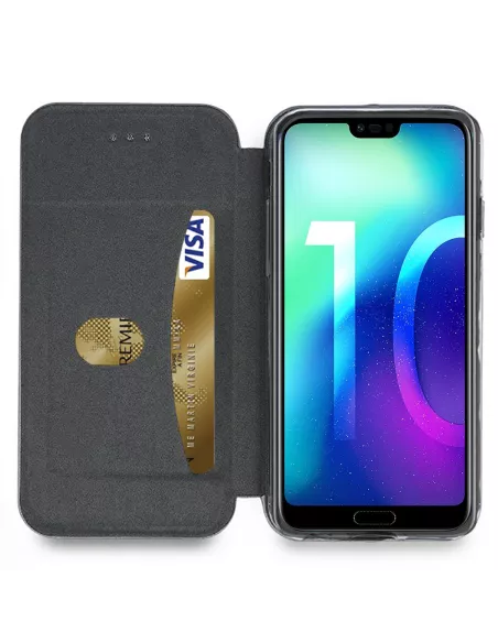 Honor 10/10 Phantom Etui folio cuir CLAM | Ibroz