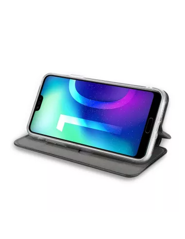 Honor 10/10 Phantom Etui folio cuir CLAM | Ibroz