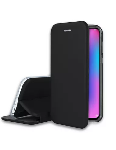Honor 10 Lite Etui folio cuir CLAM | Ibroz