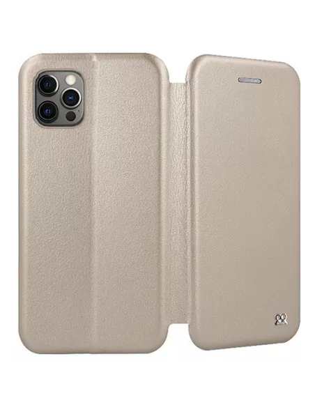 iPhone 12 /12 Pro (6.1") Etui Cuir Folio Clam | Ibroz