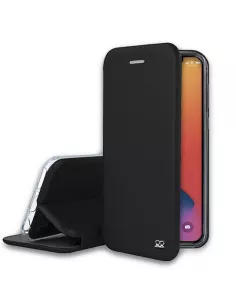 iPhone 12 Pro Max Etui Cuir Folio Clam - Noir | Ibroz