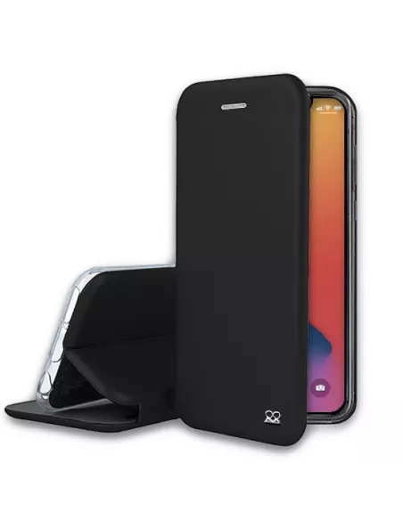 iPhone 12 (6.1") Etui Cuir Folio Clam | Ibroz