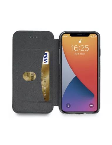 iPhone 12 Mini (5.4") Etui Cuir Folio Clam | Ibroz