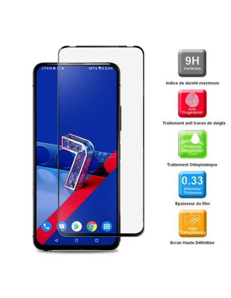 Zenfone 7, 7 Pro (ZS670KS) - Protection écran intégrale iGuard Diam...