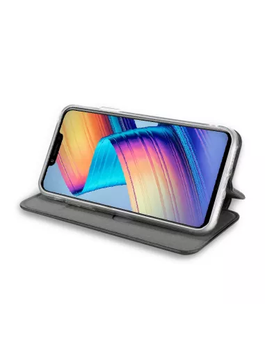 Honor Play 2019 Etui folio cuir Clam - Noir | Ibroz