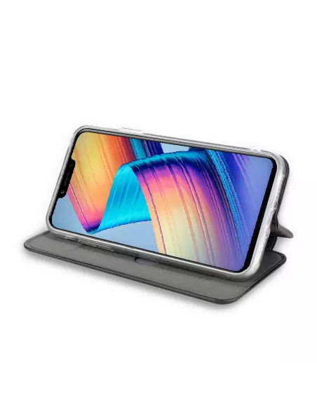 Honor Play 2019 Etui folio cuir Clam - Noir | Ibroz