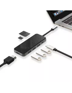 Hub 7 en 1 TIGER 7 - USB C vers PD Charge + 3 Ports USB 3.0 + HDMI ... 2
