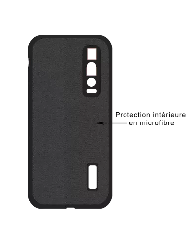 Oppo Find X2 Pro Coque Liquid Silicone Soft Touch - Noir | Ibroz