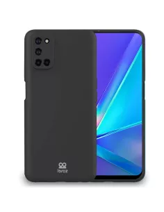 Oppo A72 Coque Liquid Silicone Soft Touch - Noir | Ibroz