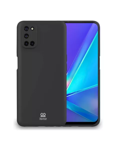 Oppo A72 Liquid Silicone Soft Touch Case - Black | Ibroz