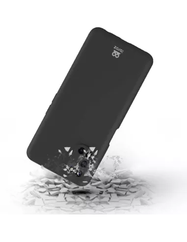 Oppo A72 Coque Liquid Silicone Soft Touch - Noir | Ibroz