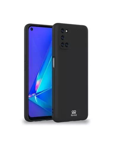 Oppo A72 Liquid Silicone Soft Touch Case - Black | Ibroz