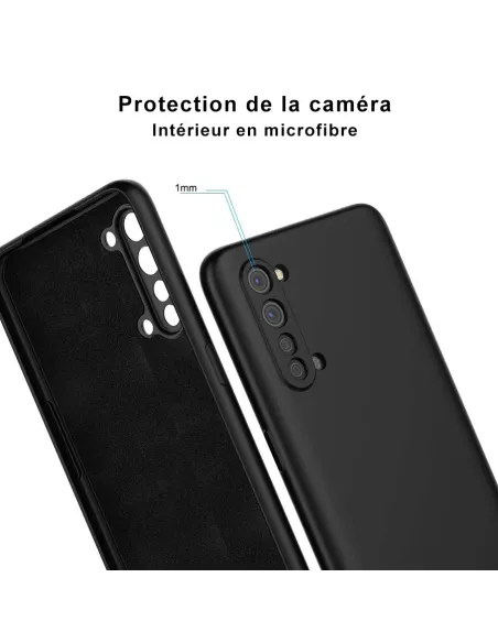 Oppo Find X2 Lite Liquid Silicone Soft Touch Case - Black | Ibroz