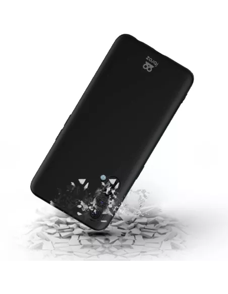 Oppo Find X2 Lite Coque Liquid Silicone Soft Touch - Noir | Ibroz