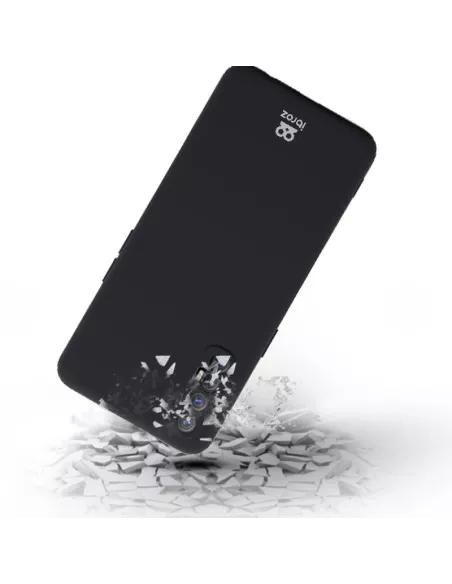 Oppo Find X2 Neo Liquid Silicone Soft Touch Case - Black | Ibroz