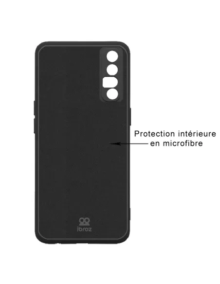 Oppo Find X2 Neo Liquid Silicone Soft Touch Case - Black | Ibroz