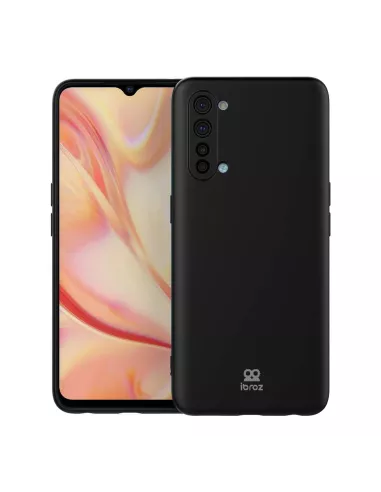 Oppo Find X2 Lite Coque Liquid Silicone Soft Touch - Noir | Ibroz