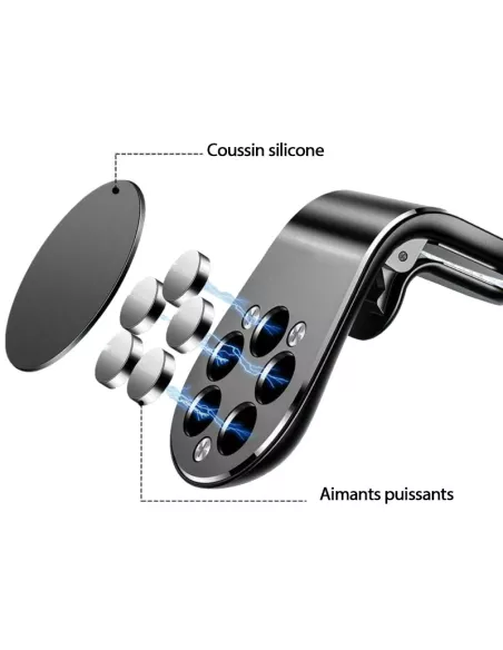 AirFix V3 Magnetic mobile support for ventilation grilles | Ibroz