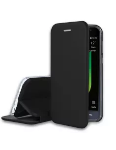 Samsung Galaxy J3 Leather Case Folio CLAM | Ibroz