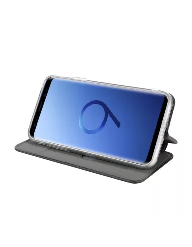 Samsung Galaxy S9 Etui Cuir Folio CLAM | Ibroz