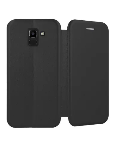 Samsung Galaxy J6 Leather Case Folio CLAM | Ibroz