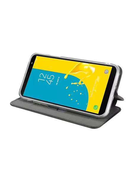 Samsung Galaxy J6 Leather Case Folio CLAM | Ibroz